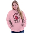 thumbnail image 3 of Breast Cancer Fighter Rosie Riveter Hoodie Sweatshirt Women Brisco Brands 5X, 3 of 6