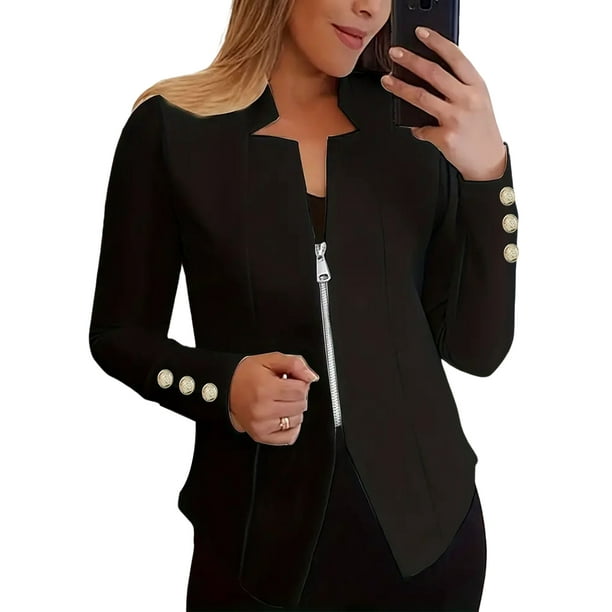 Zipper store blazer jacket