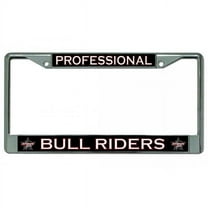 Professional Bull Riders Chrome License Plate Frame