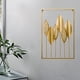thumbnail image 4 of Decoración de de adornos de dormitorio sa de estar hogar hierro estilo nórdico arte abstracto artesanía colgante escultura Baoblaze Arte colgante de la pared, 4 of 8