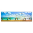 thumbnail image 2 of Trademark Fine Art "Florida Beach Chairs Umbrellas" Canvas Art by Preston, 2 of 4