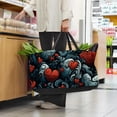 thumbnail image 6 of Hearts Battle Large Capacity Reusable Foldable Oxford Cloth Grocery Baskets - Multipurpose Storage Basket and Decorative Box, 6 of 7