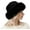 Black, variant on Zhengup Winter Faux Fur Hat for Women Girls Cossack Russian Style Bucket Hat for Ski Snow Ladies Ushanka Fuzzy Fluffy Warm