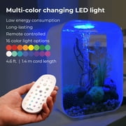 biOrb LIFE 15 Aquarium with MCR Light - 4 Gallon, White