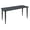 Grey / Black, variant on Romig Arco 42 x 24 in. Training Seminar Table- Cherry Top, Chrome Tapered Legs