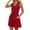 RD1, variant on OSOLU Solid Color Women Casual Dress A-Line Knee Length V-Neck Sleeveless Waist Tie Summer Vacation Dresses Flowy Comfortable Dress Classic Sundress Flowy Vacation Dress