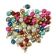 thumbnail image 1 of 50 piezas de cuentas colgantes planas de perlas de vidrio de colores con forma de margarita para joyería y manualidades. Oro, 1 of 5