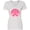 AA-White, variant on Inktastic Breast Cancer Pink Ribbon Retro Women's V-Neck T-Shirt