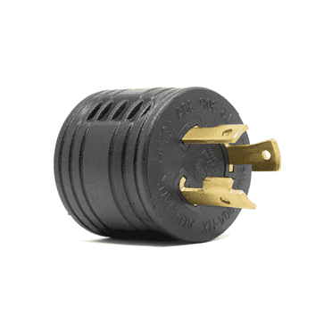 BALoFI   30A 125V RV Generator Adapter L5-30P Male to TT-30R Female Locking Plug Black for Camper Trailer