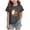 Gt248-Grey, variant on xaweyi Girls Halloween Party Outfit T Shirt Short Sleeve Crew Neck Ghost Pumpkin Cartoon Casual Top