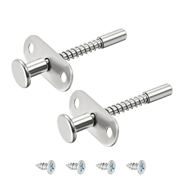 Plunger Latches Springloaded Stainless Steel 7mm Head 6mm Spring 70mm