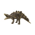 thumbnail image 2 of Figurina de dinosaurio de latón STEGOSAURUS Decoración de escritorio en miniatura Figura de dinosaurio Pet para jardín Dino Entrezadores Cumpleaños, 2 of 9