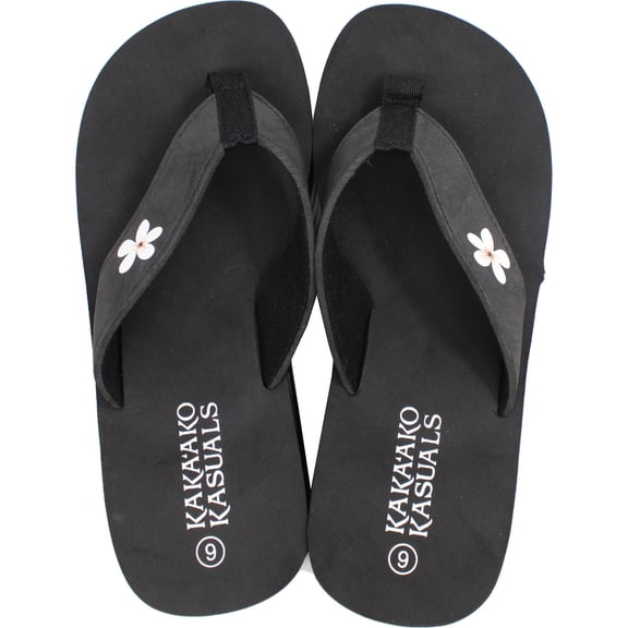 Kakaako Kasuals Women's Plumeria Wedge Sandal US Adult Size 6