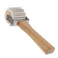 thumbnail image 3 of CRAFTHROU Beekeeping Equipment Khaki Uncapping Roller Tool with Dense Needles for Easy Propolis Collection, 3 of 6