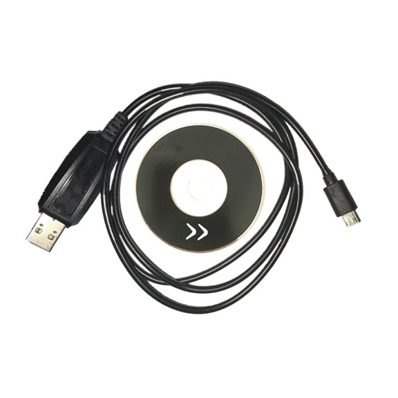 Reemplazo para BAOFENG BF-T1 Cable de programación USB Mini Radio Walkie Talkie CD Firmware Radio bidireccional Accesorios Advancent  EL0117-00