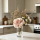 thumbnail image 1 of Ramo de flores artificiales de seda para la decoración del hogar | Arreglo floral artificial para la sala de estar, la mesa del comedor y la decoración nupcial, 1 of 6