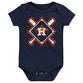 thumbnail image 4 of Infant Outerstuff Houston Astros Home Plate 3-Piece Creeper Set, 4 of 4