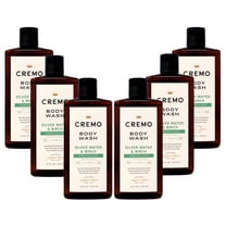 6 Pack - Cremo Body Wash for Men, Silver Water & Birch, Sparkling & Crisp, 16 Fl Oz
