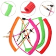 thumbnail image 2 of 4pcs 3.5mm Audio Cable Male To Male Aux Cable Angled Stereo Coiled Audio Cable Random Color, 2 of 4