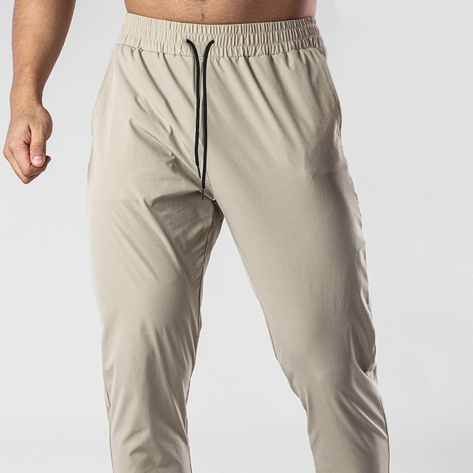 Men's Thin Loose Fit Beach Pants Cargo Pants Joggers Bottoms Elastic Waist Drawstring Quick-Dry Lightweight for Surfing Swimming Outdoor Casual Daily Wear Comfortable Fit