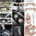 thumbnail image 4 of Jeiento Hummingbird Car Seat Covers Full Set 14 Pcs Car Interior Accessories Set with Seat Belt Pads Flower Universal Steering Wheel Covers Keychain Wrist Holder Fits for SUV Truck, 4 of 6