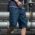 thumbnail image 2 of Joau Mens Casual Cargo Shorts Classic Stretch Drawstring Cargo Shorts Outdoor Quick Dry Lightweight Camping Hiking Workout Shorts with 6 Pockets, 2 of 6