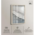 thumbnail image 2 of Chasm of Gray III Shadowbox Print Elegant Wall Decor by Art Remedy, Blonde Frame, 36 x 54, 2 of 7