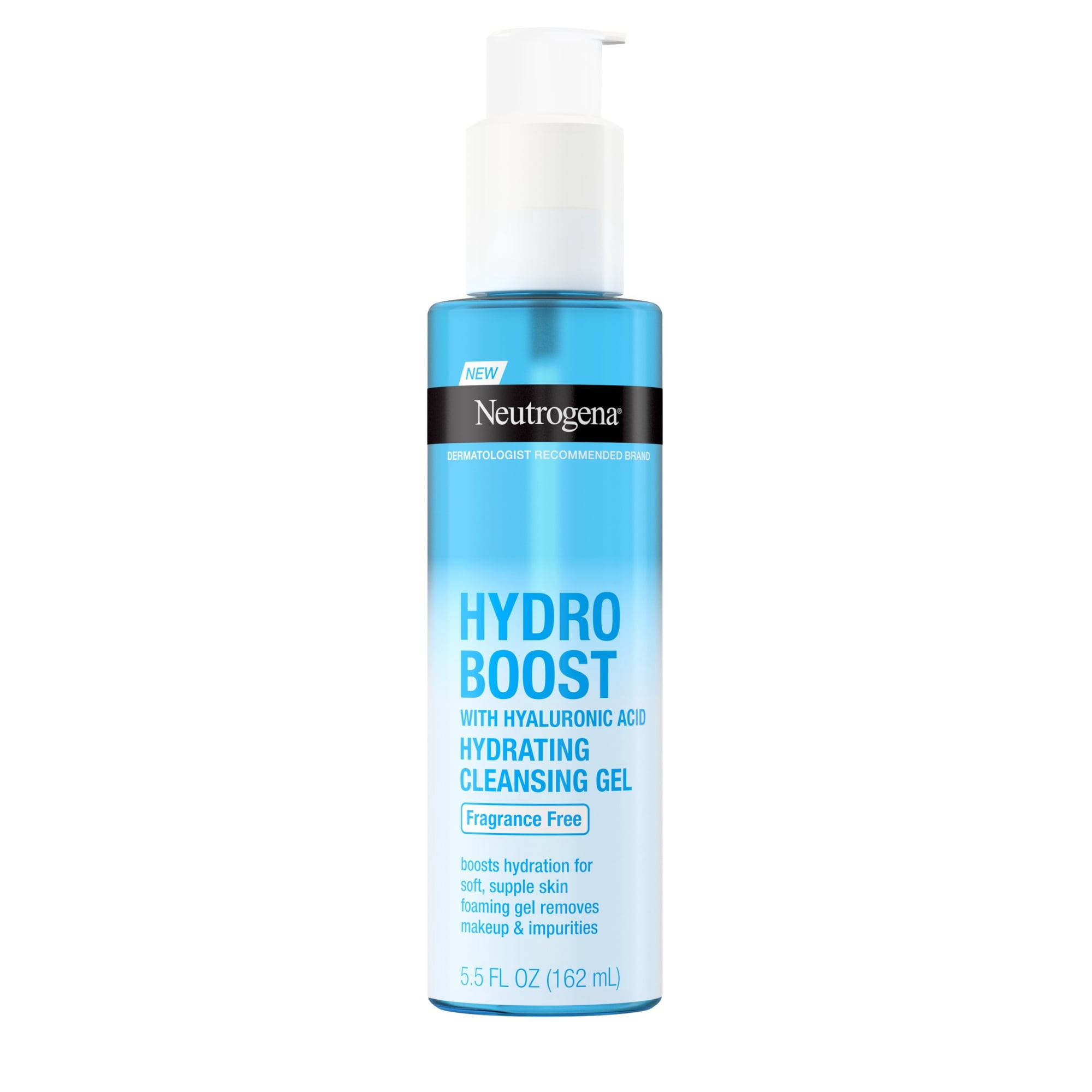 Neutrogena Hydro Boost Fragrance Free Foaming Face Wash, 5.5 fl. oz