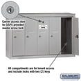 thumbnail image 3 of Mailbox, Aluminum, Powder Coated, 5 Doors, Surface, - 3505ASU, 3 of 4