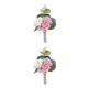 thumbnail image 4 of Ramillete de boda Cateissary 5 piezas artificial Púrpura claro, 4 of 6