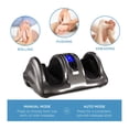 thumbnail image 3 of Foot Massager Machine, High Quality Shiatsu Foot Massager with Screen and Remote, Therapeutic Reflexology Kneading and Rolling for Feet with Rollers for Fatigue Relief and Stress Relax, Gray, 3 of 4