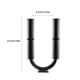 thumbnail image 5 of Toystoory Estante de almacenamiento de remo de Kayak de Metal soporte de montaje en pared deportes acuáticos gancho colgante muelles cobertizos Deportes acuáticos, 5 of 6