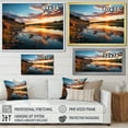 thumbnail image 4 of Designart "Texas Sunset Ultra-Wide Angle horizon III" Landscapes Floater Framed Canvas Art Print, 4 of 7