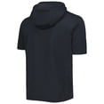 thumbnail image 3 of Men's Levelwear Black Seattle Mariners Recruit Full-Zip Short Sleeve Hoodie, 3 of 3