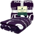 thumbnail image 6 of PAVILIA Get Well Soon Gifts for Women Men, Sympathy Blanket Inspirational Thoughtful Gift, Soft Fleece Healing Blanket Surgery Wellness Comfort, Hug Love Throw Gift Cancer Chemo Patients, 50x60 Purple, 6 of 7