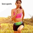 thumbnail image 3 of Riñonera para correr, riñonera fina para hacer ejercicio con manos libres, bolsa transpirable para teléfono y dinero para hombres y mujeres, 3 of 5