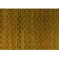 thumbnail image 1 of Ahgly Company Machine Washable Indoor Rectangle Abstract Yellow Modern Area Rugs, 2' x 5', 1 of 4