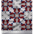 thumbnail image 1 of Soimoi Rayon Fabric Artistic Floral Ethnic Decor Fabric Printed Yard 56 Inch Wide, 1 of 3
