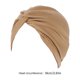 thumbnail image 2 of Jumpingount Turbante musulmán Hijabs Gorras Sombreros Elasticidad Quimio Pacientes Sombreros rosa Sombreros caqui Jumpingount AP010748-02B, 2 of 6