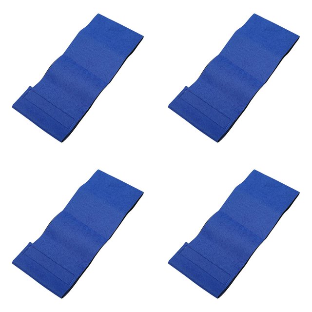 YWIYIUD 4PCS 7.68x39.37inch Blue Portable and Reusable Waist Trainer Belt for Outdoor Sports Soft and Breathable Sports Support Belt for Adults Exercise and WeightLoss