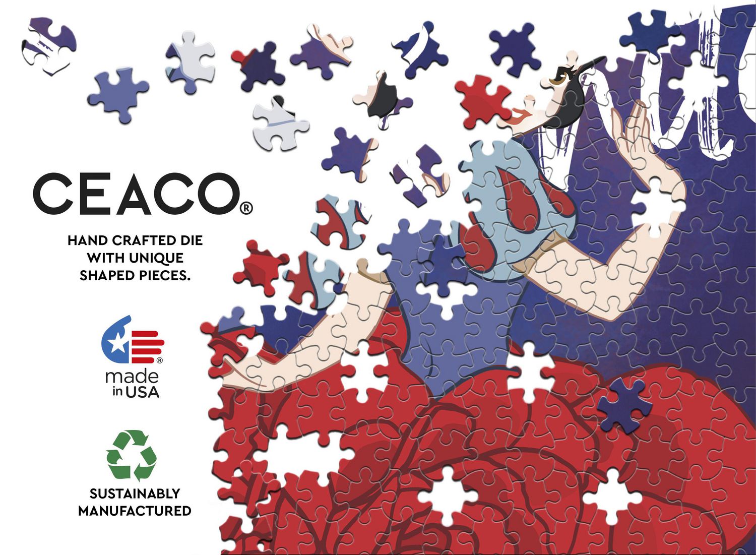 Ceaco Disney Princess Snow White 200-Piece Interlocking Jigsaw Puzzle for Children Ages 8+