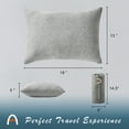 thumbnail image 7 of ACCURATEX Camping Pillow Breathable, Age-Friendly Shred Mem Foam Pillow-Compressible for Travel, Car, & Air., 7 of 7