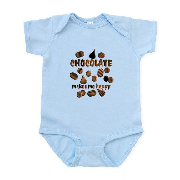 CafePress - Chocolate Infant Bodysuit - Baby Light Bodysuit, Size Newborn - 24 Months