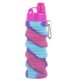 thumbnail image 1 of Botella de agua deportiva plegable para niños, estudiantes, botellas de agua plegables de silicona reutilizables, 1 of 4