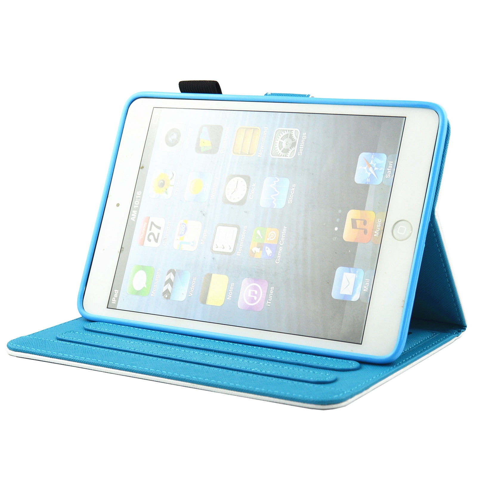 iPad Pro 10.5 Inch Case, Allytech PU Leather Slim Fit Kickstand Folio Flip Protective Auto Sleep Wake Smart Cover w/ Cards & Pencil Holder Shockproof Wallet Case for Apple iPad Pro 10.5",Unicorn Star