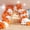 Orange and White, variant on AODINBY Rainbow Balloon Arch Kit, 209Pcs Assorted Colorful 18 12 10 5 Inch, Different Sizes Party Balloon Garland Kit for Baby Shower, Birthday, Gender Reveal, Anniversary, Easter, Prom Decoration