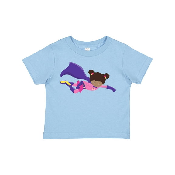 Inktastic African American Girl, Cape, Superhero Girl Girls Toddler T-Shirt
