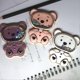 thumbnail image 3 of Soporte para teléfono shaofei con espejo rotación 360 grados diseño de oso de dibujos animados, 3 of 5