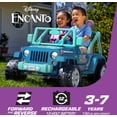 thumbnail image 3 of 12V Power Wheels Disney Encanto Jeep Wrangler Battery-Powered Ride-On Vehicle with Sounds, 3 of 7