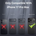 thumbnail image 4 of . Funda MYBAT Maverick Mag clip para iPhone 17 PRO MAX - Azul con mica, 4 of 10